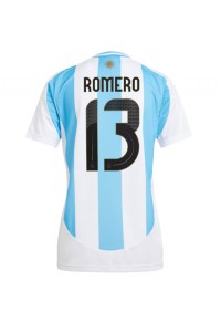 Argentina Cristian Romero #13 Fotballdrakt Hjemme Klær Dame Copa America 2024 Korte ermer